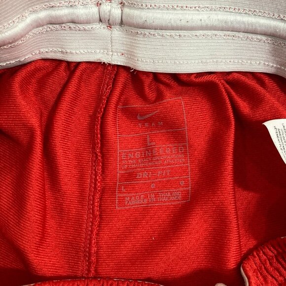 Nike Team Flight Prep Women’s Large Red Reversible Jersey and Shorts Basketball - Picture 10 of 16